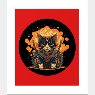 Ninja Kitten Posters and Art